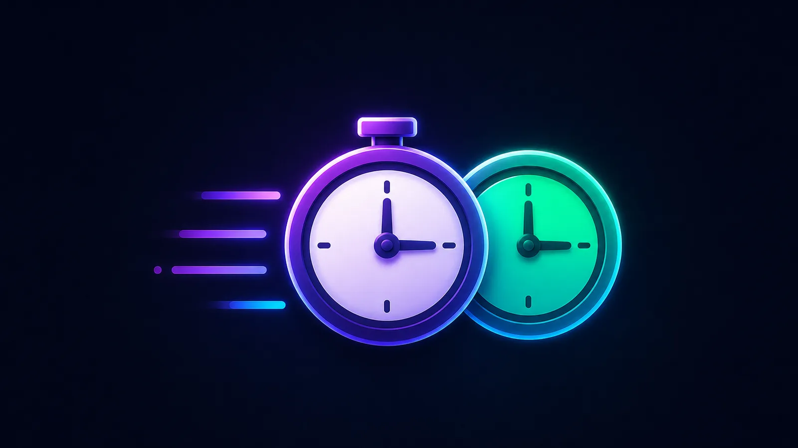 Fast settlement clock illustration